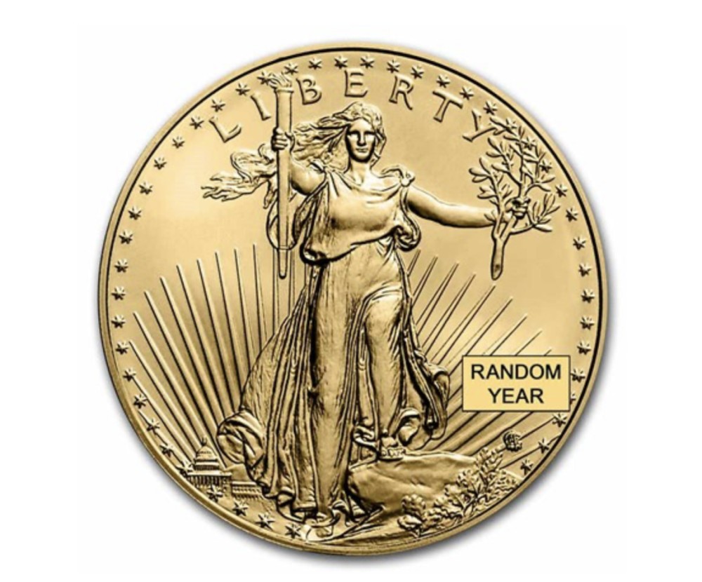 1 oz American Gold Eagle Coin BU 